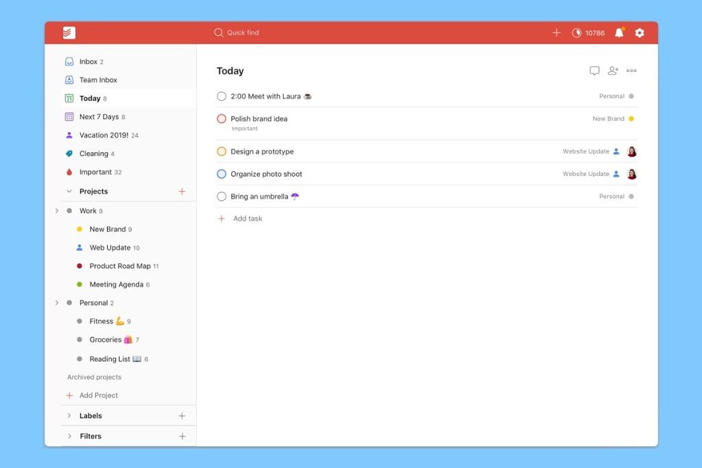 todoist for outlook for mac
